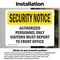 Signmission Visitors Report To Front Office OSHA Security Notice Sign, Vinyl Decal, 14in W x 10in L, 2PK OS-2PACK-SN-D-1014-L-11676 - alternate 3